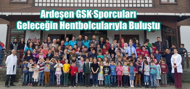 Ardeşen GSK Hentbol Takımından Topluca  Köy Okuluna Ziyaret