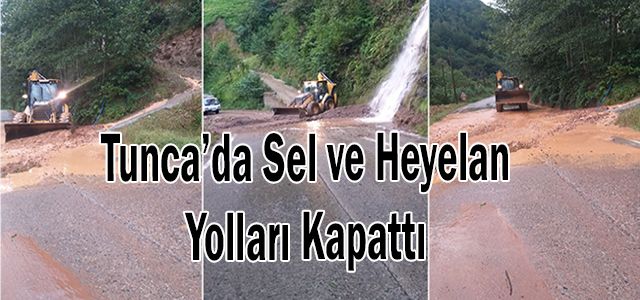 Ardeşen'de Sel ve Heyelan Etkili Oldu 