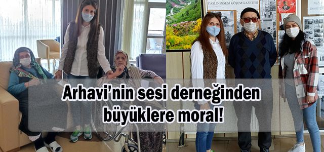 Arhavi’nin sesi derneğinden büyüklere moral!