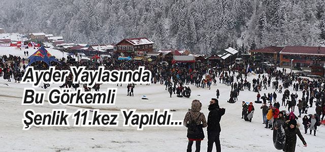 Ayder'de Kardan Adam Şenliği: 13 yaralı!