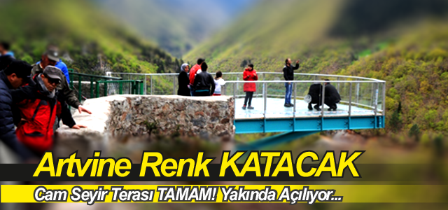 Cam Seyir Teras Projesi Tamam