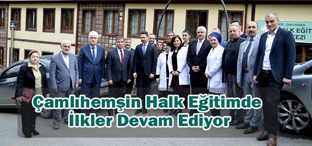 Çamlıhemşin Halk Eğitimde İlkler Devam Ediyor