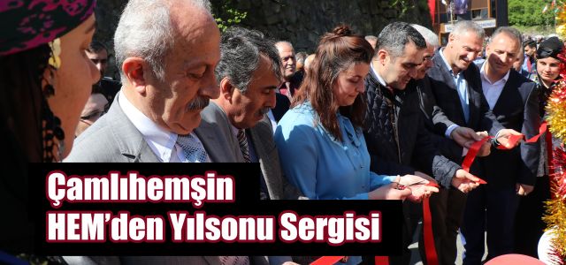 Çamlıhemşin'de El emeğinin Nakış Nakış İşlendiği Eserler Görücüye Çıktı