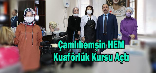 Çamlıhemşin’de Kuaförlük Kursu Açıldı 