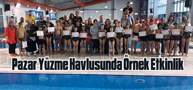 Pazar Yüzme Havlusunda Örnek Etkinlik