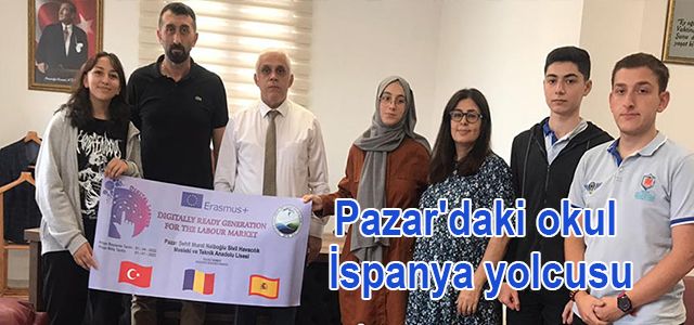 Pazar'daki okul İspanya yolcusu