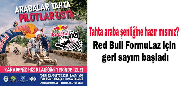 Red Bull FormuLaz için geri sayım başladı