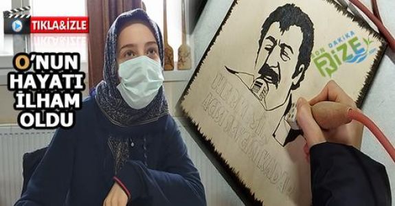 Rize'de Müslüm Gürses'in Hayatından Esinlenip Üretiyor