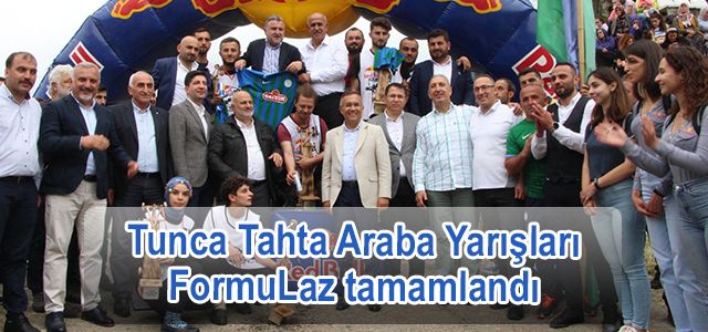 Tunca FormuLaz Tahta Araba Yarışları Tamamlandı