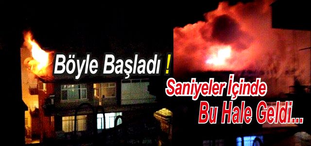 Yangın Güçlükle Kontrol Altına Alındı