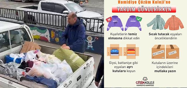 Yardımlarınız yerine ulaştı    Milli yas gününde tek derdimiz depremzedelerimiz